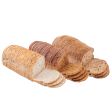 Bakkersbrood wit meerzaden, volkoren meerzaden of volkoren dubbel donker meerzaden